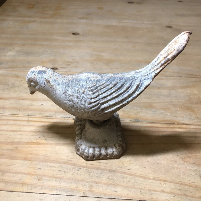 Vintage Cast Iron Bird Rustic Farmhouse Primitive Door Stop Decor