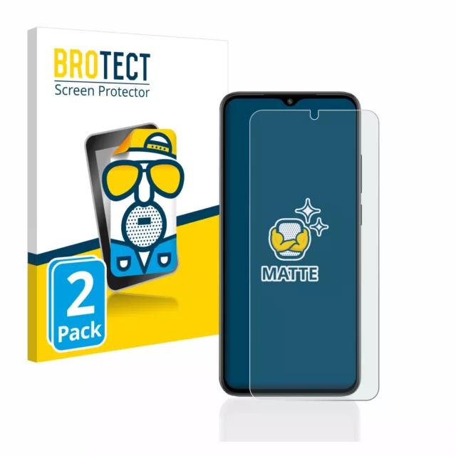 2x Anti-Reflets Protection Ecran pour Xiaomi Redmi A2 Film Protecteur Mat