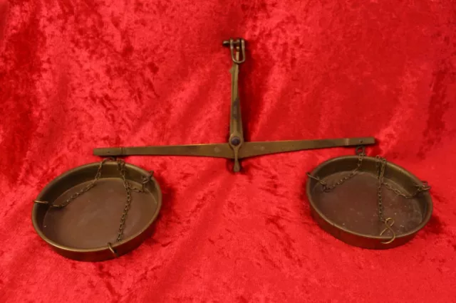 Balkenwaagen Apotheker Feinwaage bis 300g Messing Deutsches Reich D.R. Antik