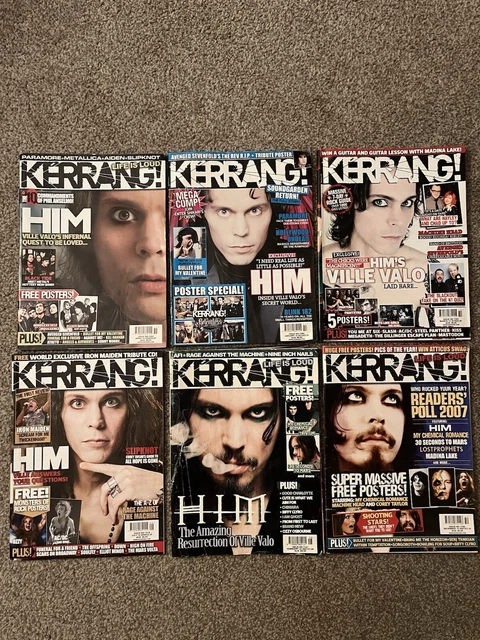 KERRANG! MAGAZINE ISSUE 1219 July 19 2008 INCLUDING MAIDEN HEAVEN