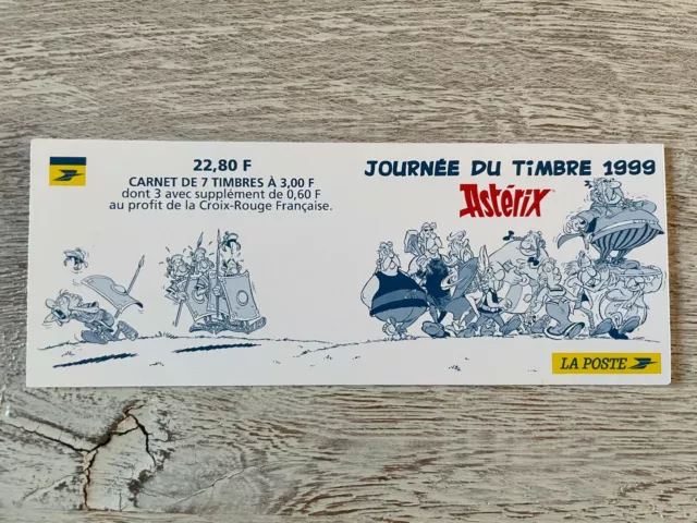 France Carnet timbre Journée du Timbre " Astérix "1999 Neuf Non plié