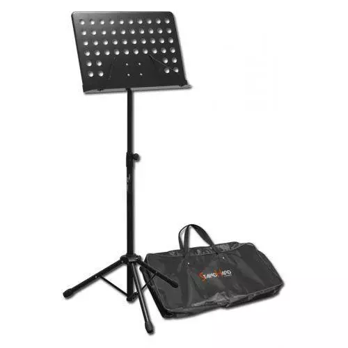 Bespeco SH200B Leggio Musicale, Spartiti in metallo con borsa