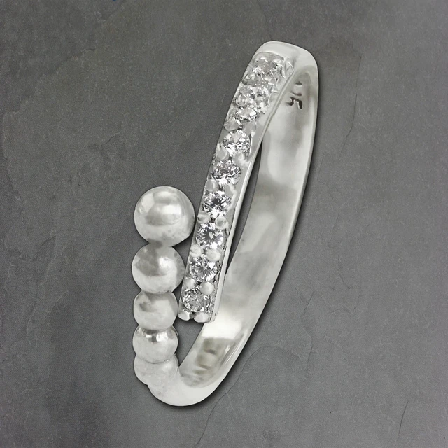 Bague fine Lise argent | Nerina Bijoux