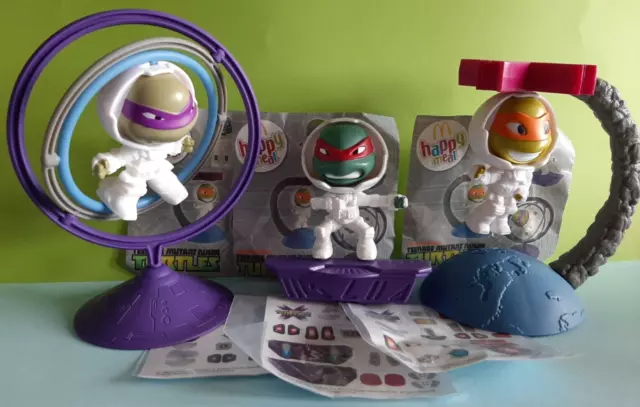 MC DONALD'S HAPPY MEAL Teenage Mutant Ninja Turtles 2016 3 pezzi - HM08
