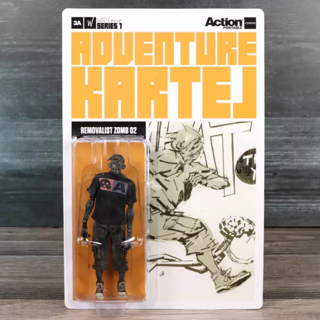 ThreeA Adventure Kartel Removalist Zomb 02 Figure S1 Ashley Wood 2014 Sealed