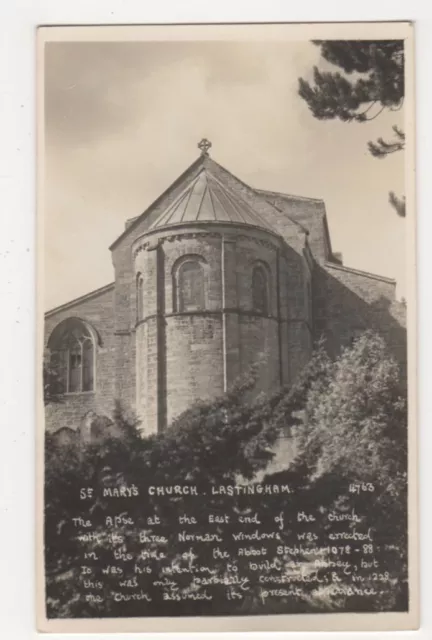St. Marys Church Lastingham RP Postcard, B096
