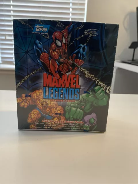 2001 MARVEL LEGENDS RETAIL sealed box Topps - Foil parallel cards 1 per pack HTF