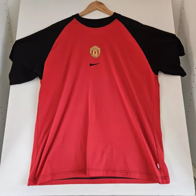 Manchester United 2004-05 Training Top TShirt NIKE XL Vintage