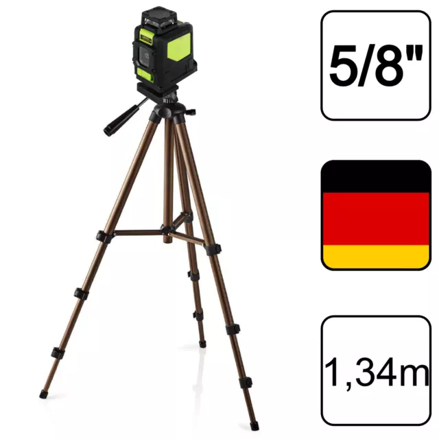 5/8 Zoll Stativ Laserstativ Baustativ Tripod für Bosch BT 160 Dewalt Huepar