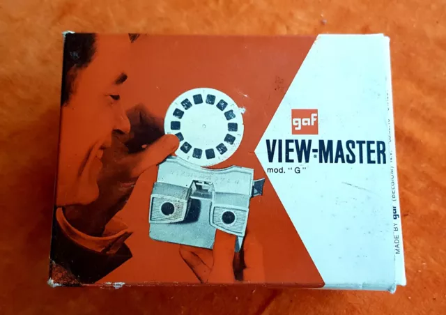 Vintage Gaf - View Master Ov Clasp With 6 Fotoscheiben Swiss - Good Condition