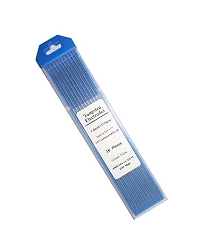 TIG Welding Tungsten Electrode 2% Lanthanated 1/16" x 7" Sky blue LANTHANUM-T...