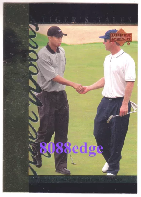 2001 Upper Deck Ud Golf Tiger's Tales: Tiger Woods #Tt30 Rookie Year Rc Insert