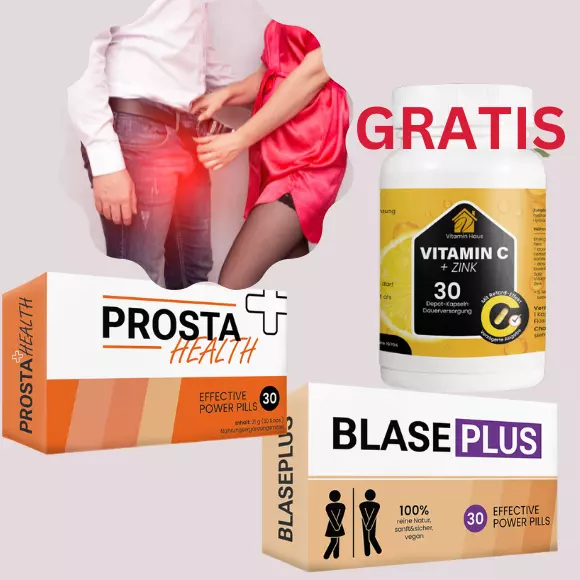 BLASE + PROSTATA erhöht Libido für MÄNNER+VITAMIN HAUS GRATIS - 30+30+30 KAPSELN