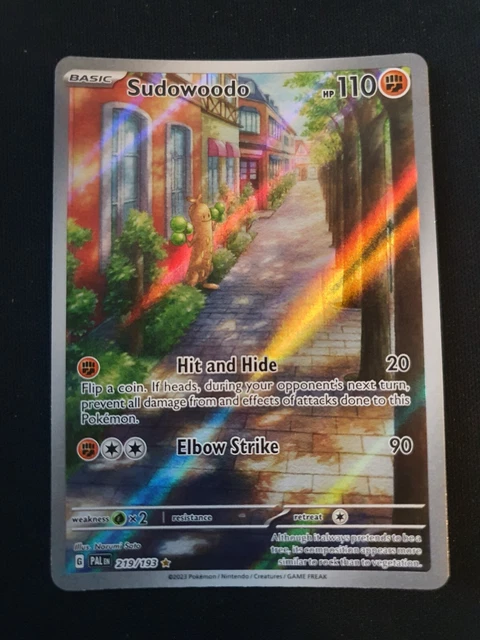 Sudowoodo - 219/193 Paldea Evolved (Pokemon) Full Art Illustration Rare