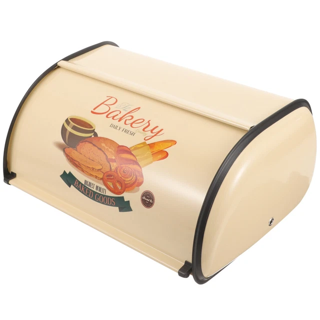 Brotkasten Aus Bambus - 2-stöckig, 50x24x41 Cm, Mit Magnetverschluss & Belüftung