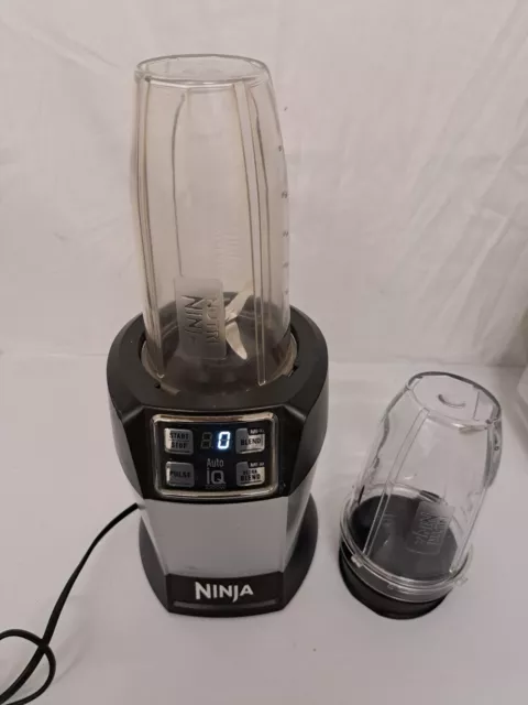 NINJA Nutri Ninja with Auto-iQ Blender & Smoothie BL480UK 30 Make 2 Cups & Blade 3