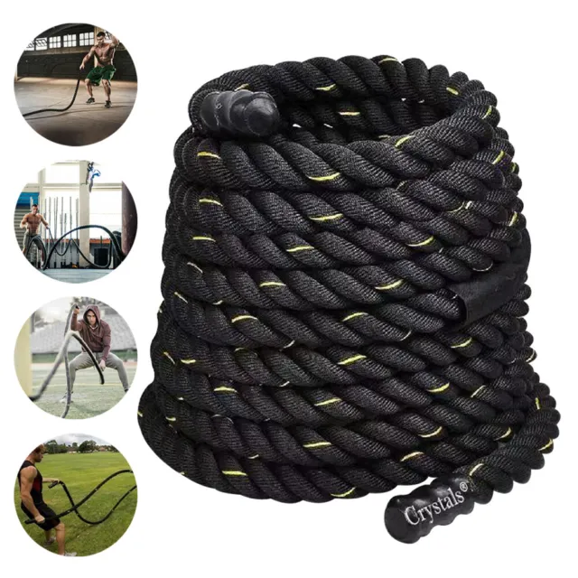 38/50mm 9/15meter Battle Power Rope Battling Sport Gym Exercise Fitness Training