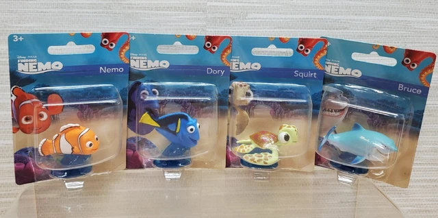 4 Disney Finding Nemo Figures Toys Dory Nemo Marlin Bruce Figures Cake Toppers