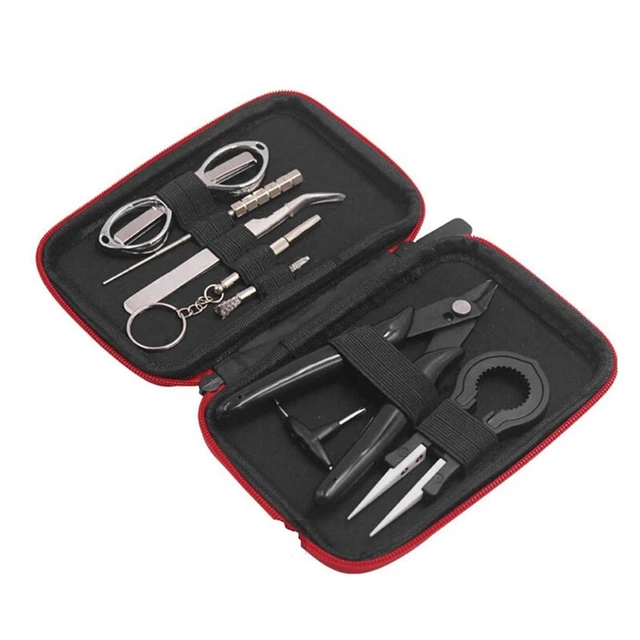 Set di dispositivi kit strumenti fai da te forbici pieghevoli, pinzette ceramiche multifunzione8882