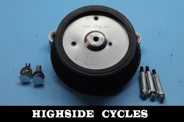 1197 05 Harley-Davidson Road King Arlen Ness Big Sucker Air Breather Backplate