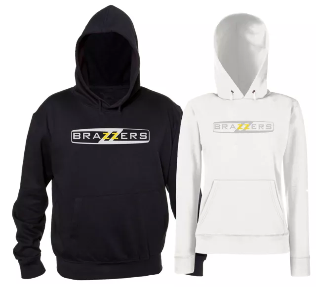 BRAZZERS FELPA CON Cappuccio Personalizzata Adult Divertente Uomo