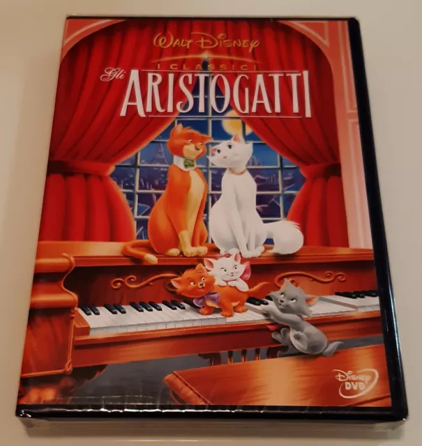 Gli Aristogatti Dvd Disney Ologramma Rettangolare Nuovo Sigillato 