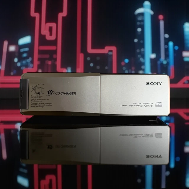VINTAGE SONY MDX-C5970R MiniDisc Player 'BOXED' with CDX-51 10 Disc CD ...