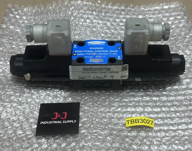 NEW- International Fluid Power Hydraulic Solenoid Valve DG03-2C-24VDC-71-DN 🇺🇸