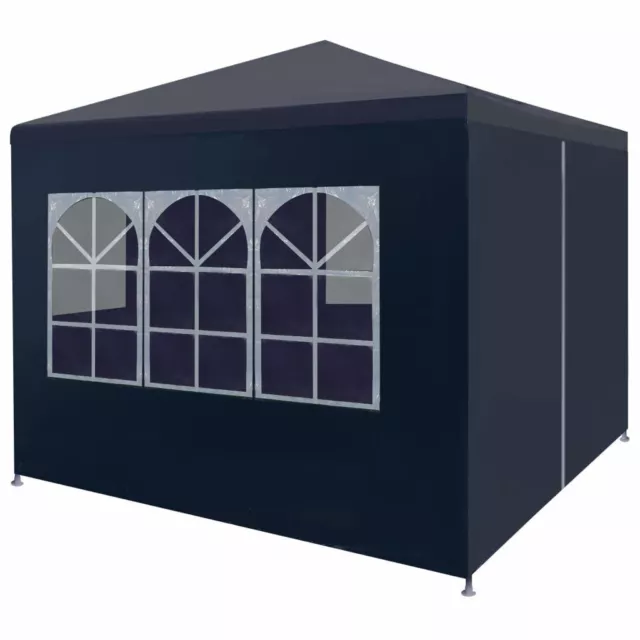 Outdoor Party Tent Wedding Event Marquee Garden Gazebo With Side Panels 3x3m