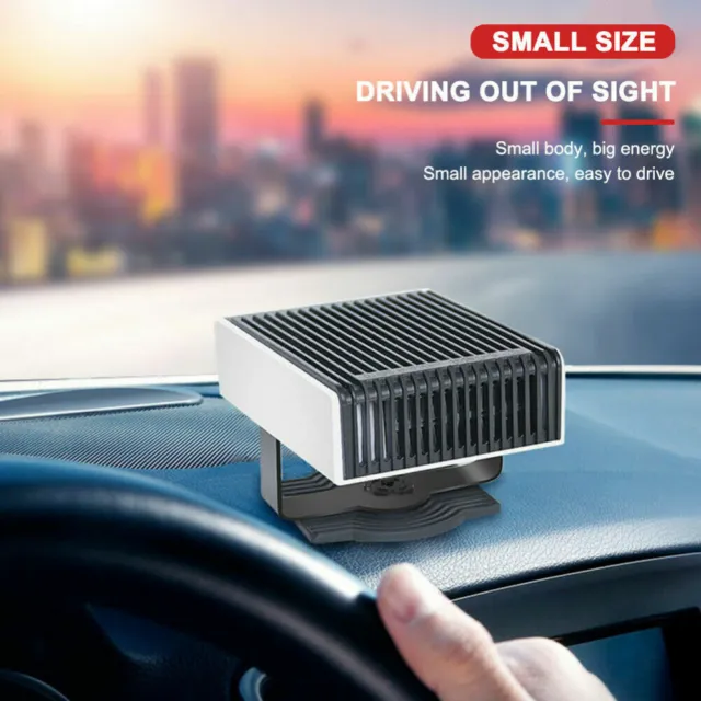 Car Heating Cooling Fan Defrosting Defogger 150W 12V Portable Windshield Heater