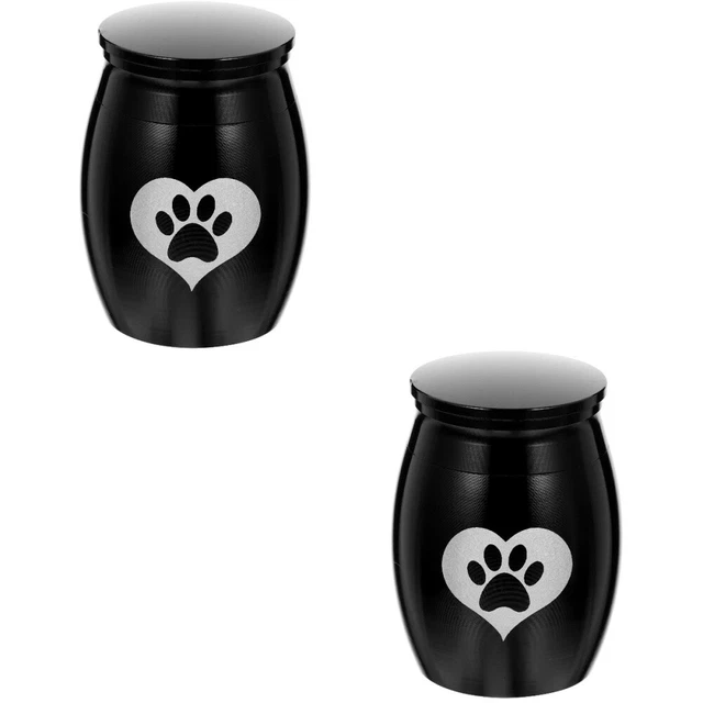 2 Pieces Pet Urn Pet Ashes Urn Urns for Dogs Dog Urns for Ashes Urn Love