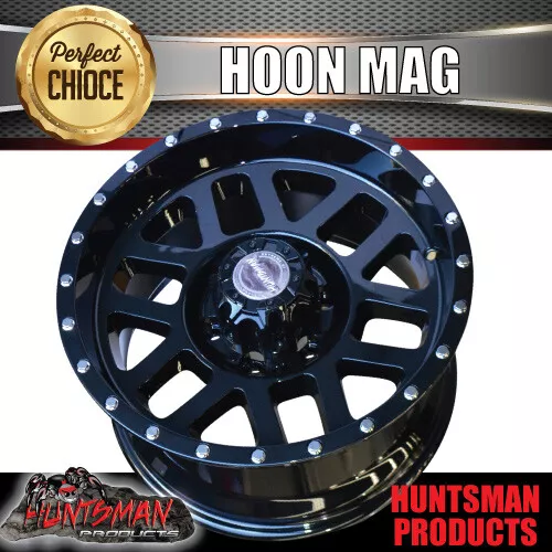 17x9 Hoon Mag Wheel 4WD 6/139.7 pcd 0 Offset suit Patrol Ranger Cruiser