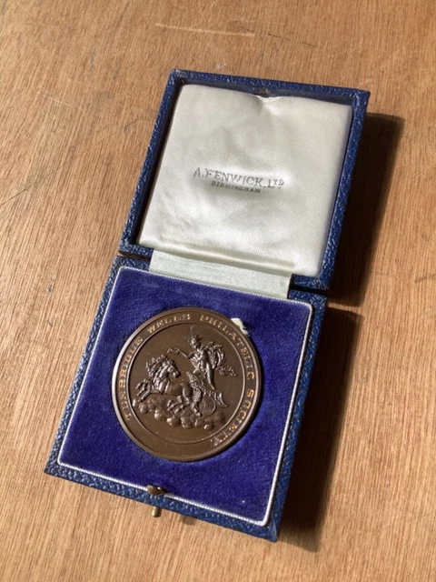 1963 Tunbridge Wells Philatelic Society Stevenson Prize Medal Coin Stamp