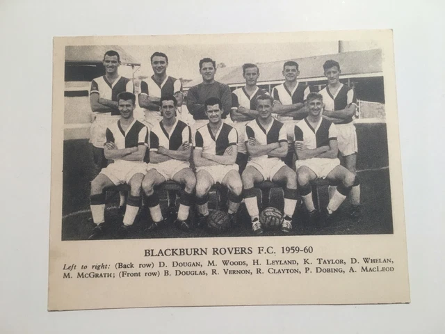 1959 Fleetway Publikationen / Löwe - Fußballmannschaften - Blackburn Rovers FC 1959/60