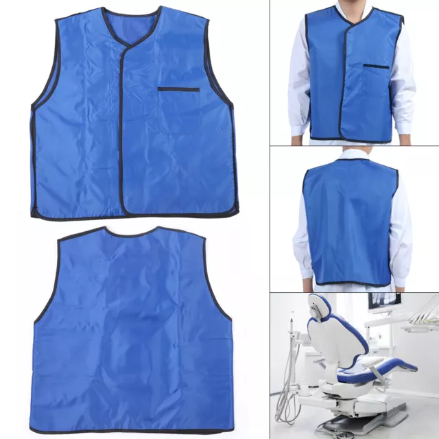 0.5mmpb Lead Vest Apron Radiation Protective Vest X-Ray Veat Waterproof Blue