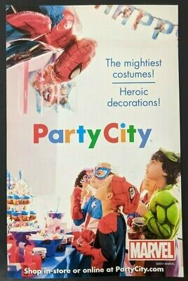 Party City Spider-Man Hulk Avengers Print Ad Comic Poster Art PROMO Official