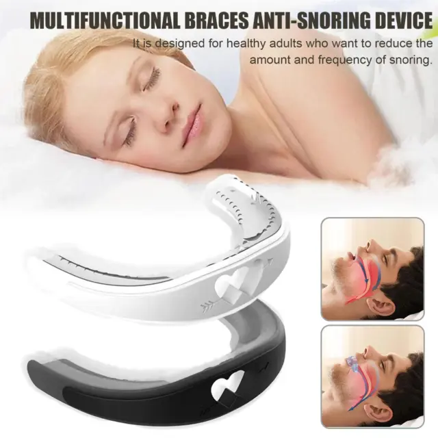 Anti Snoring Night Guard Device Sleep Aid Stop Apnoea P4M3