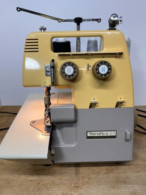 Bernette 203 by Bernina 3-Thread Overlock Serger Sewing Machine with Pedal Bernette 203 by Bernina 3-Thread Overlock Serger Sewing Machine with Pedal
