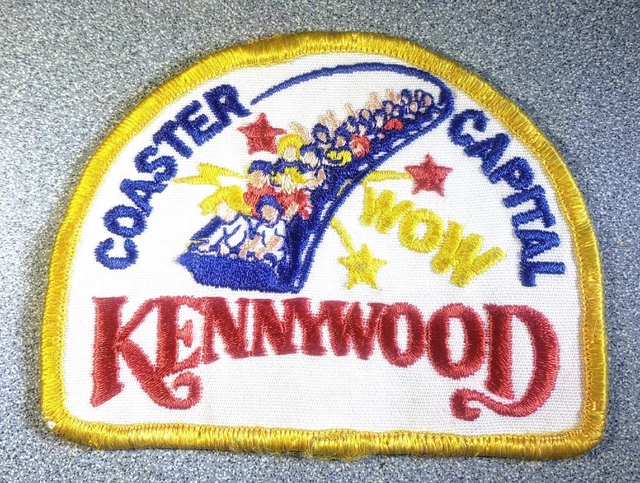 Kennywood Amusement Park "Coaster Capital" Patch. Very Rare. Vintage. Free Ship
