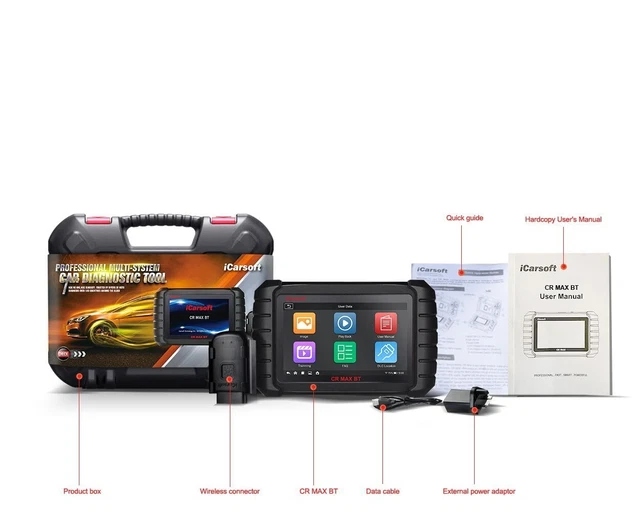 Max Bt 2025 ICARSOFT CR MAX BT Professionelle Multimarken-Multisystem ...