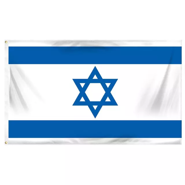 3' x 5' Israel Flag 200D Quality NYLON PRINTED Jewish Star of David Flag Premium