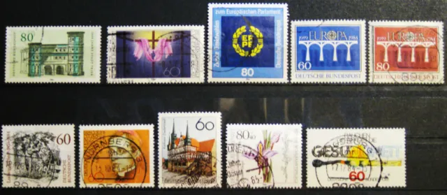 Briefmarken Bund 1984 Lot gestempelt  Michel Nr. 1197-1232 Europa Orchideen