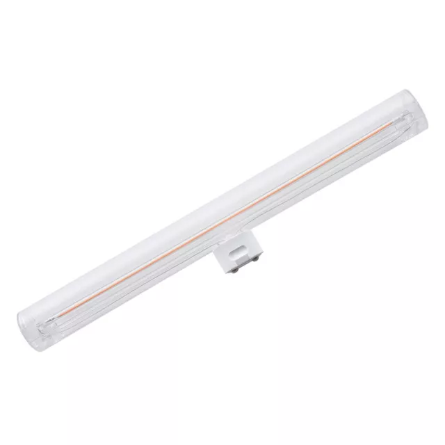 LHW-Licht LED-Leuchtmittel Filament Linienlampe 30cm 3W klar 2200K S14d 1 Sockel