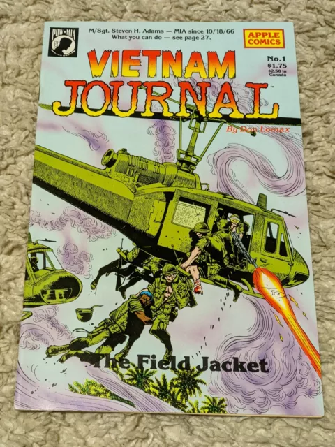 Vietnam Journal #1 Nov 1987 1st First Printing Apple Comics Don Lomax POW MIA