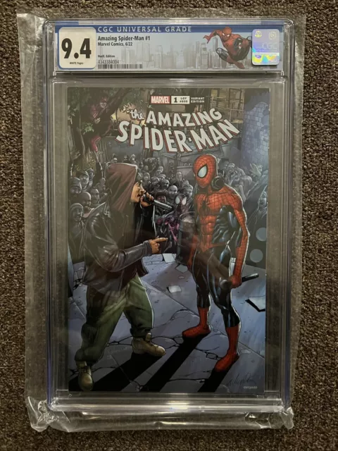 The Amazing Spider-Man #1 Eminem Variant CGC 9.4 (Marvel, 2022) Hustl. Edition