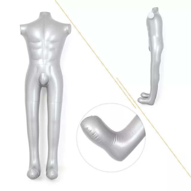 Man Inflatable Model Dummy Torso Body Mannequin Armless Display Fashion AU