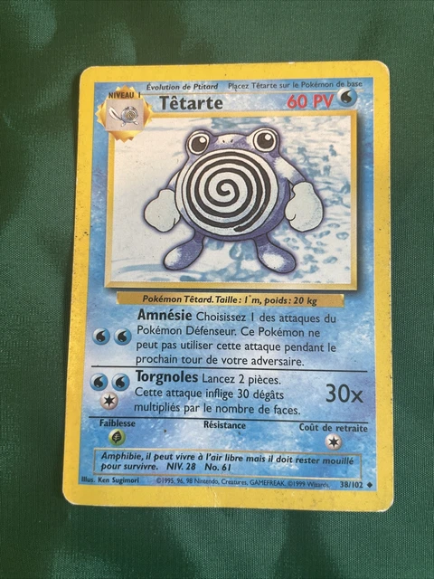 CARTE POKEMON TETARTE 38/102 Unco Set de Base Wizards FR EUR 1,00 ...