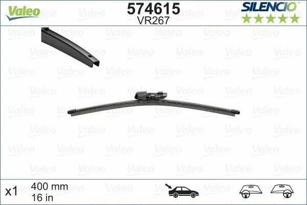 Bras + Balai Essuie-Glace Arrière Jadeshay Pour Volkswagen Passat Variant B6 & B7 (2005-2014) – Silencio Compatible