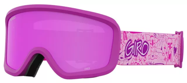 Giro Goggle Brille CHICO Purp Koal Ski Snowboardbrille OTG Amber Pink Scheibe S2