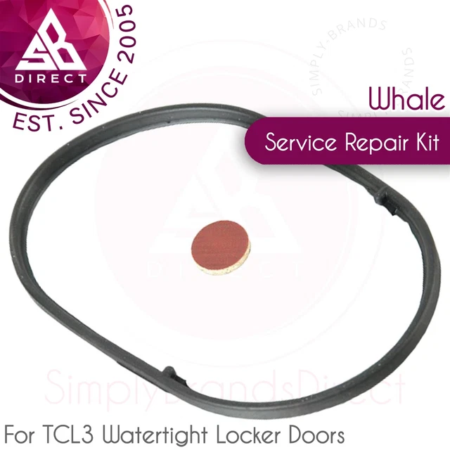 Whale AK3005 Service Réparation Kit │ Pour TCL3 LD3000 Etanche Hayon - Verrou De